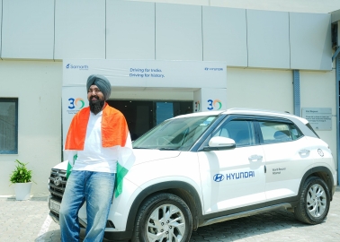 Hyundai’s ‘Samarth’ Initiative Powers Para-Athlete Chandeep Singh’s Historic 7,000+ Km Mobility Milestone