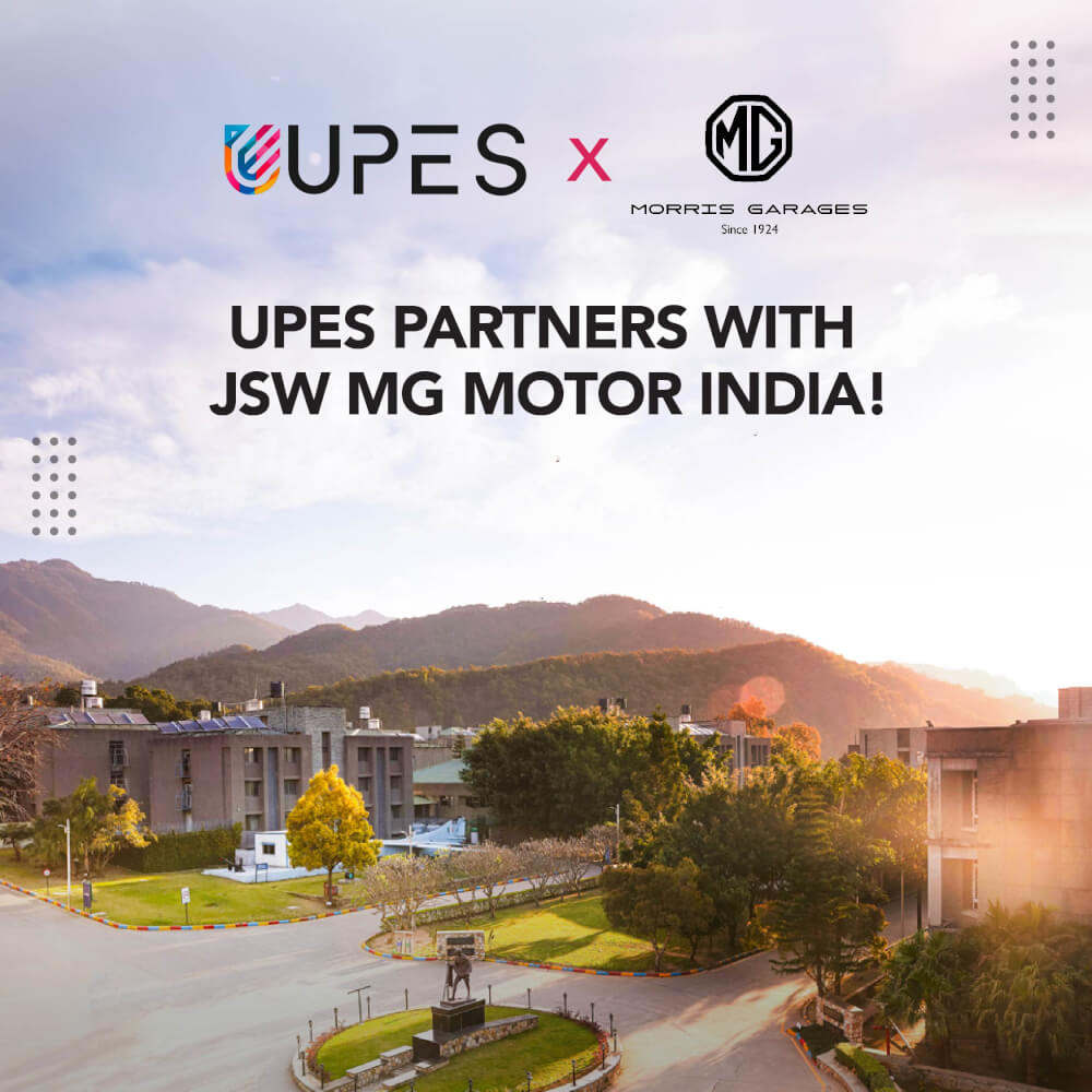 JSW MG Motor India partners UPES to skill students to make them future ready
