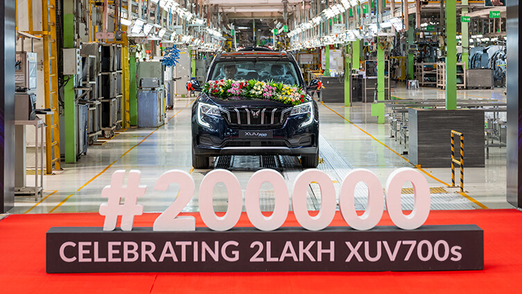 Mahindra attains milestone of producing over 200,000 XUV700 SUV in 33 months