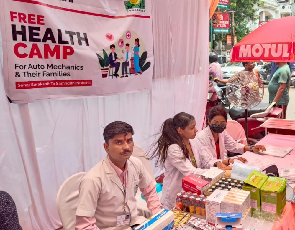 Motul initiates health camps for mechanic partners under CSR Campaign
