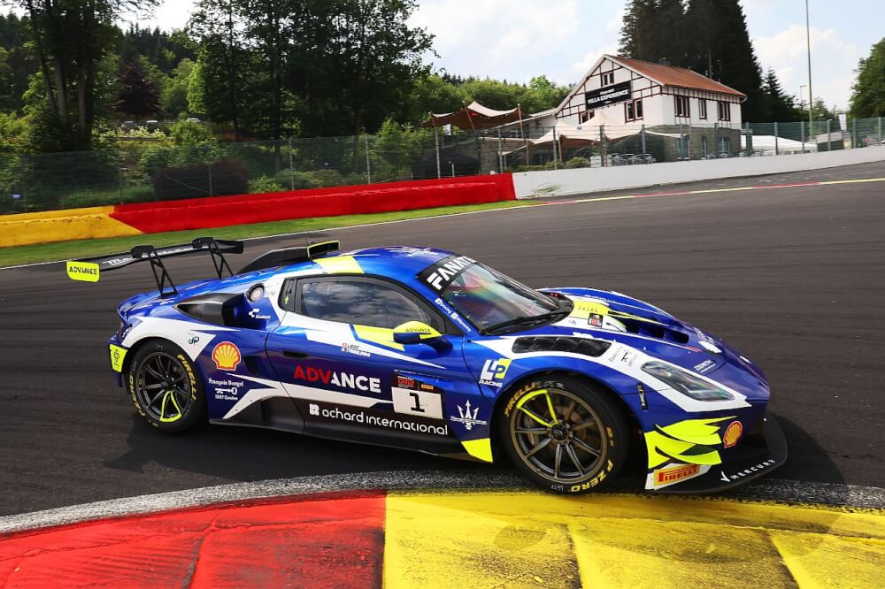 One-two finish for Maserati in Race 1 of Fanatec GT2 European Series round 3, Spa