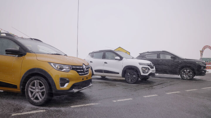 Renault India Takes Its Entire Product Range To Umling La Pass